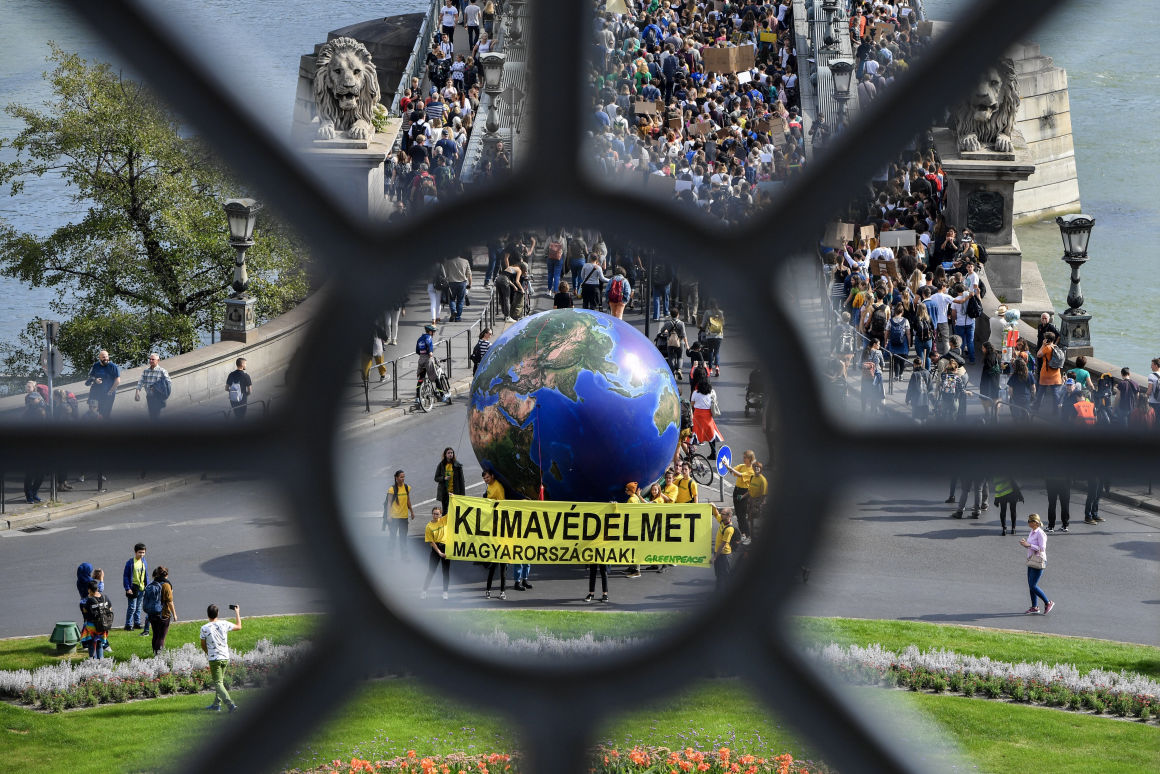 Globális Klímasztrájk 2019. szeptember 27. Budapest | Fotó: Mónus Márton/MTI/MTVA