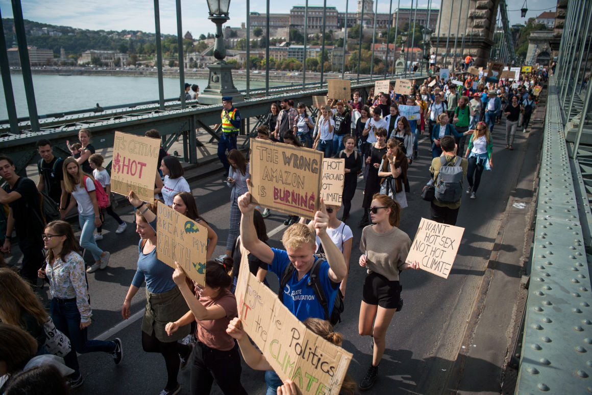 Globális Klímasztrájk 2019. szeptember 27. Budapest | Fotó: Mónus Márton/MTI/MTVA