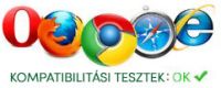 Kompatibilitási teszt = ok Kompatibilitási teszt = ok