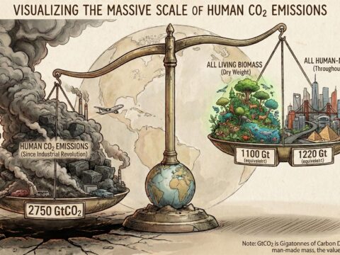 Az emberi CO₂-kibocsátás léptéke – amikor a számok értelmet nyernek