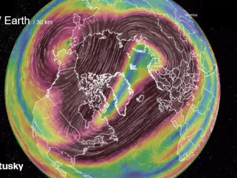 A sarkvidéki levegő jelenleg Európát érinti
